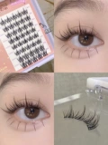 Spot Eshelashes Still Product Lazy Trilogy Little Devil Fake Eshelashes Мороженое, под вентилятором, ресницы, ресницы, белый лунный свет