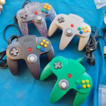 Оригинальный б у контроллер Nintendo N64 нормальное качество 70 юаней за штуку