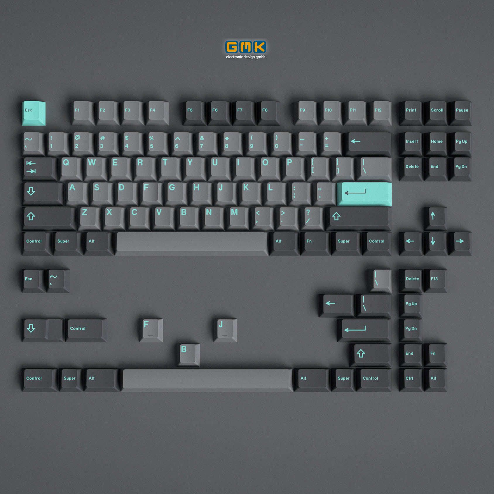 Gmk Modern Dolch 2 Customized Mechanical Keyboard Original Height