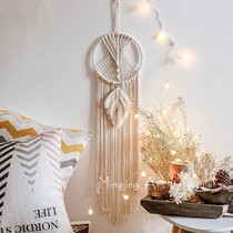 ins National style tassel hand-woven tapestry Nordic art wall hanging bohemian decorative bedroom wall decoration