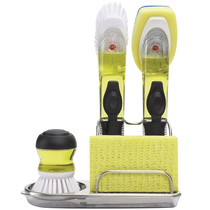 American OXO dishwashing brushed soap liquid cutlery sponge brush with white cloth pan brushed cleaning and clean kitchen deity