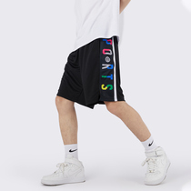 Cool Bo summer American basketball shorts mens color printing tide loose leisure fitness training quick-drying sports five-point pants