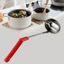  Stainless steel soup spoon creative curved handle cooking soup spoon Soup spoon spoon soup shell Kitchen utensils