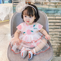 Korean girl baby dress Summer dress Baby toddler summer Western style skirt Little girl child princess dress