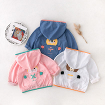 Korea summer mens and womens baby sunscreen clothing Baby week female baby summer clothing sunscreen skin clothing jacket