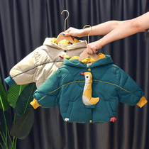 South Korea 2021 new children Korean version cartoon cotton clothes men and women Thickening Warm Winter Cotton Padded Jacket Jacket