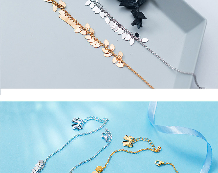 Chaine de cheville Femme OTHER   en Argenterie - Ref 3102656 Image 11