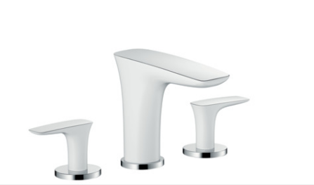 Hansgrohe Puri's pelvic floor pelvic floor with bounce falling into the water