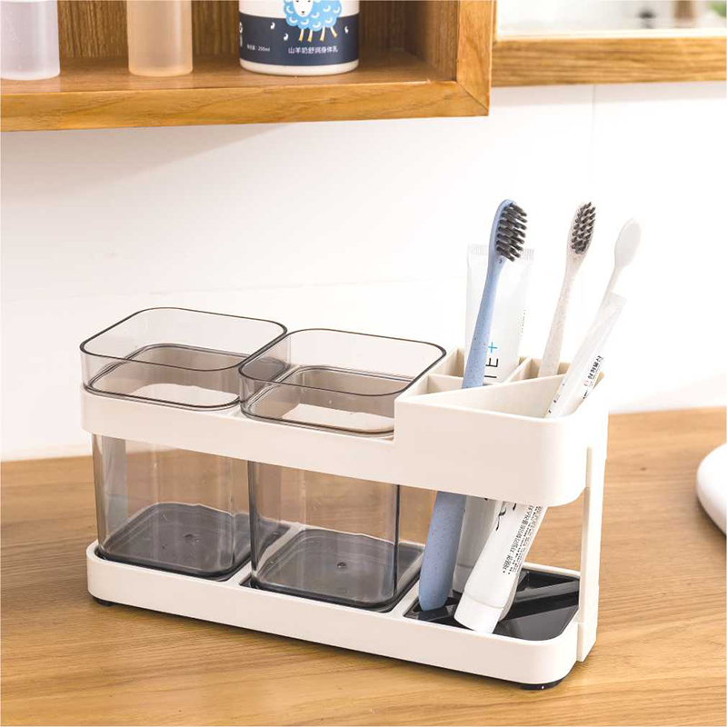 Creative bathroom washing set Couple toothbrush holder mouthwash cup brushing cup Toothpaste rack hanging toothbrush box Tooth holder