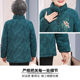 Grandma's winter cotton-padded jacket, plus velvet and thickened cotton clothes, 60-year-old autumn embroidered coat for middle-aged and elderly mothers, new style