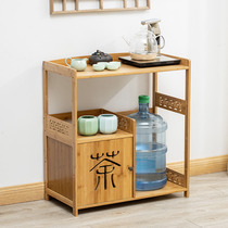 Tea cabinet simple living room sofa side cabinet office tea rack drinking bucket rack tea table mobile coffee table