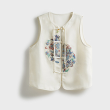 Jiaqi Live Exclusive Gold and Silver Thread Chao Heavy Industry Embroidery! Spring/Summer Fashion New Chinese Style Versatile Vest