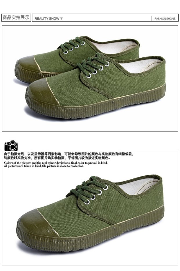 Giải phóng lao động bảo hiểm đào tạo giày ngụy trang giày mặc non-slip vàng bóng giày quân sự đào tạo giày thấp để giúp trang trại quân đội giày cao su giày thể thao adidas nam