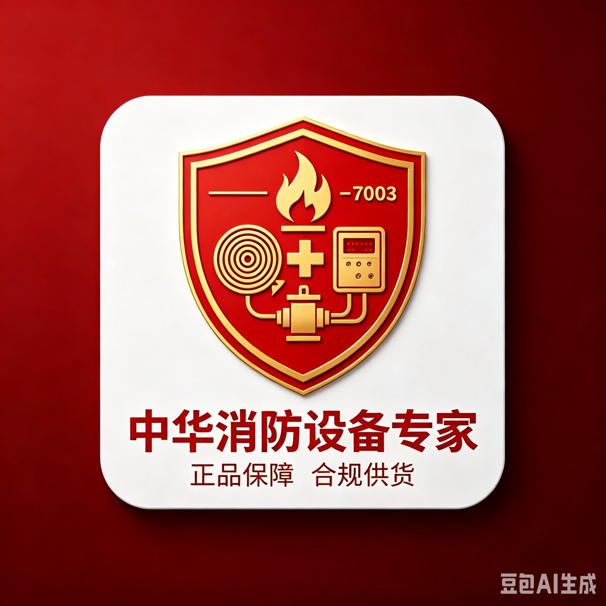 中华消防设备专家的LOGO