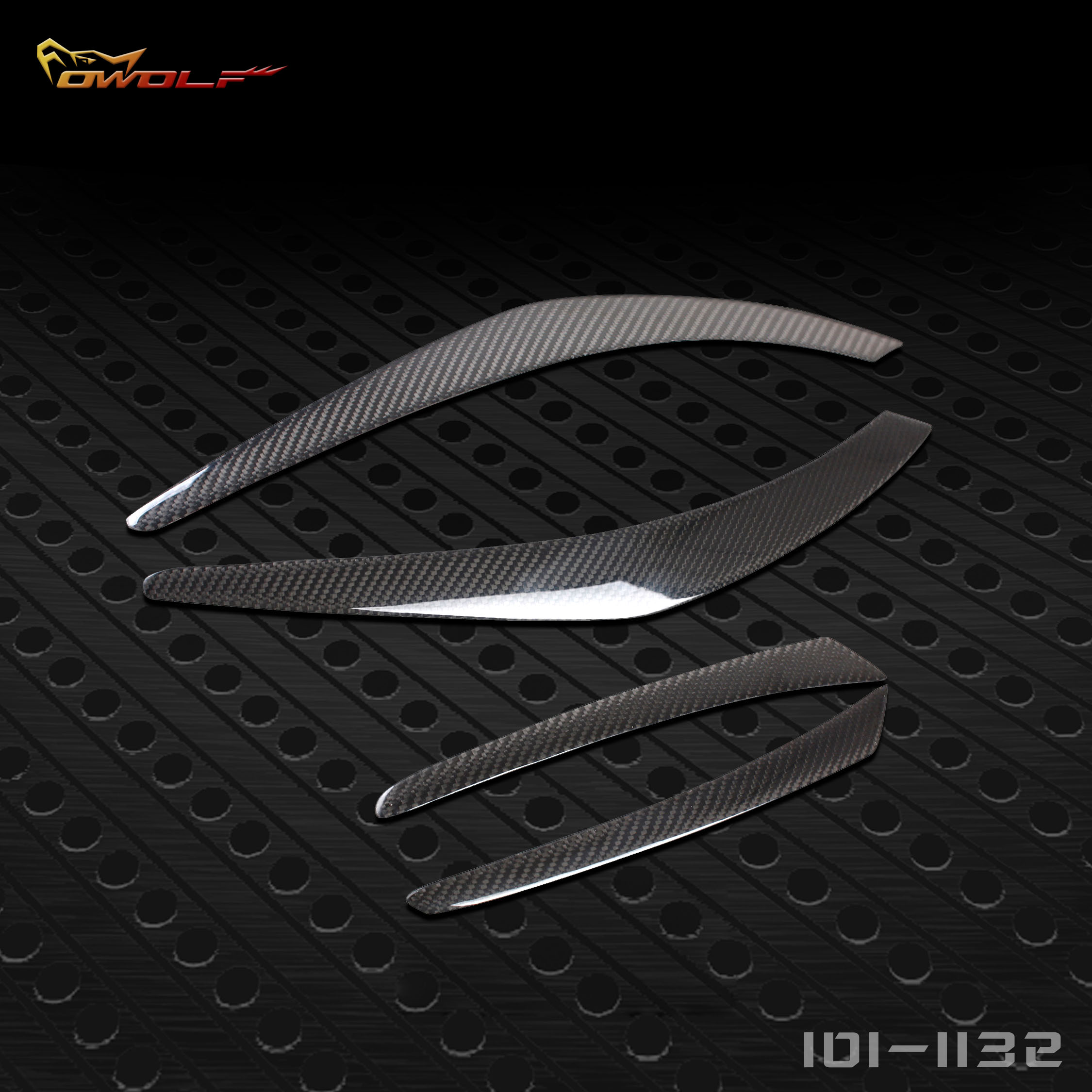 Mazda CX5 carbon fiber eyebrow after CX 5 reconfigured decorated headlamp paste