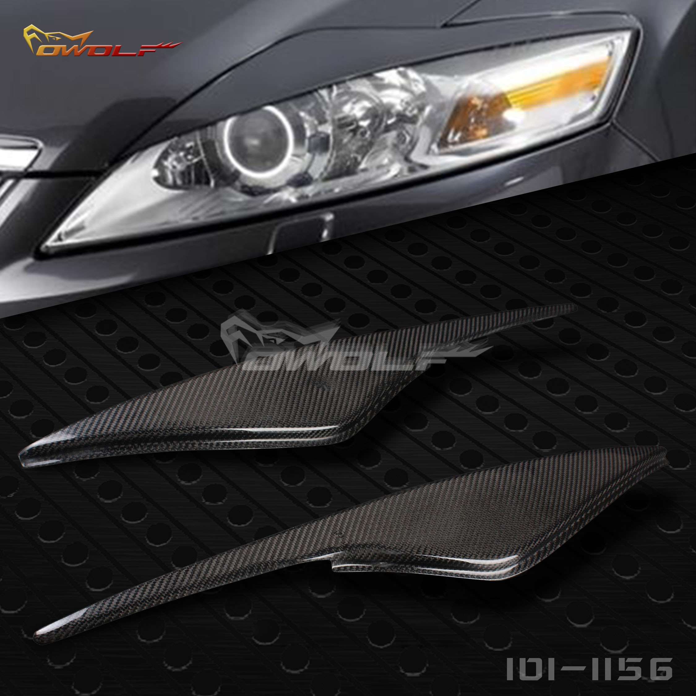 Ford Ford Victory MK4 Retrofit Carbon Fiber Light Brow Living-room Light Decoration Brow with 07 to 13 paragraphs