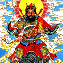 Buddha and Bodhisattva statues filigree thangkas water and land paintings Taoist statues God of Wealth Xuan altar Marshal Zhao electronic version