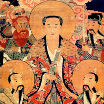 Buddha and Bodhisattva statues thangkas water and land paintings Taoist statues Qing Dynasty San Mao Zhenjun San Mao Jun electronic version