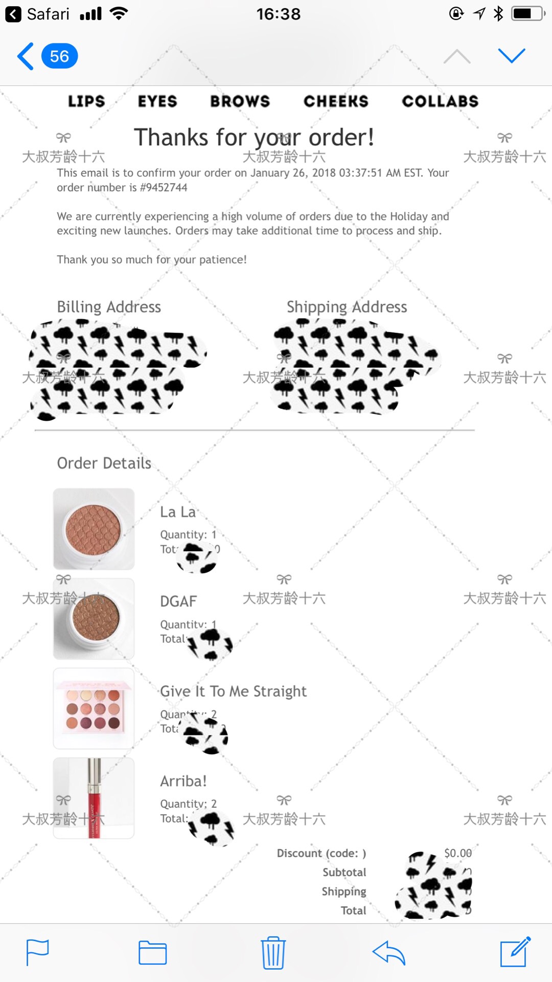 Tại chỗ tóc thứ hai colourpop Karaoke 18 mới bóng mắt đĩa cung cấp cho nó cho tôi thẳng phấn mắt merzy