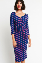 Net red one-piece dress 2022 Spring paragraph Xia Yingren Little dress Skinny wrap dress pink BAO WELN COMPANY WORKPLACE