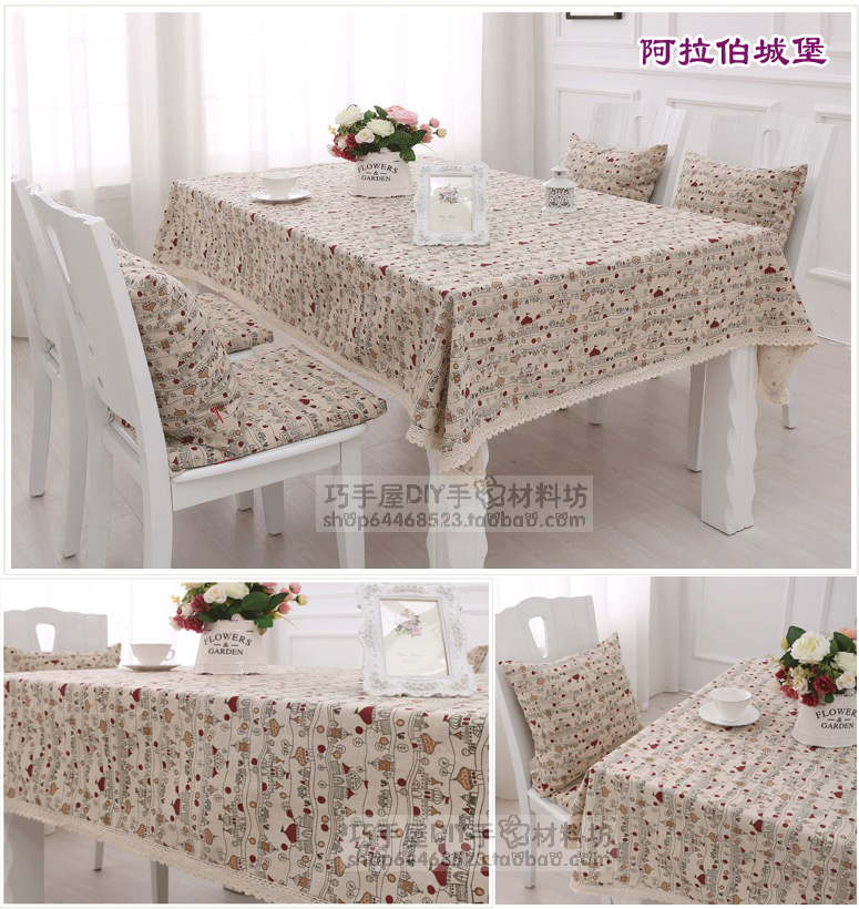 Tươi và đa năng handmade TỰ LÀM vườn vải gió in ấn cotton linen khăn trải bàn rèm vải nền vải vải bụi