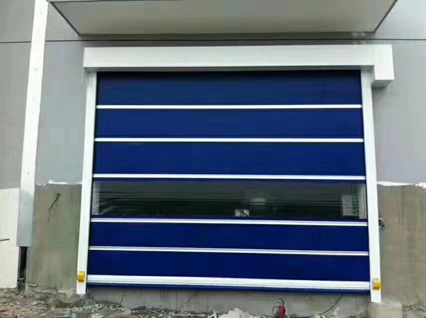 Quick roll - curtain door PVC fast - door roll - out door