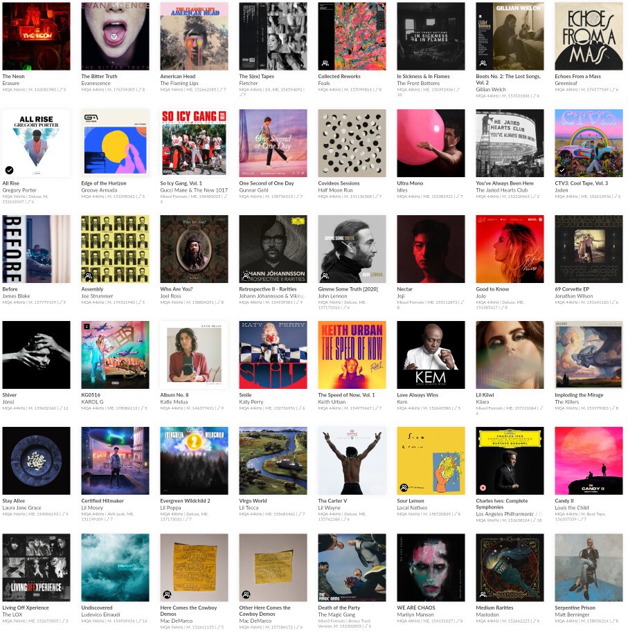 MQA Source New Album Second Selected 24 bit digital sound source