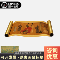 Han Xizai night banquet chart banknote version Chinese banknote version night banquet Picture high-definition hanging painting Forbidden City Chinese painting Tibetan painting Tianjin Chinese banknote version