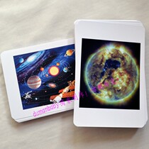 Astronomy Grand View Card] Early Education Flash Card Encyclopedia Card Literacy Card Interest Cultivate Right Brain Development Childrens Educational Toys