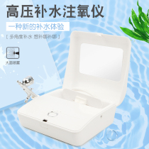 Oxygen injection instrument with handheld beauty salon instrument face nanospray water hydrogen jet gun machine