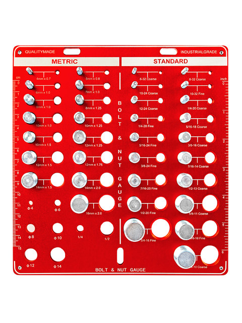 Screw nut bolt thread checker measuring gauge male gauge American thread inspection gauge tool metric inch