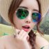Kính râm nam mắt hipster cá tính lái xe kính râm nam 2018 kính lái nữ thủy triều mắt kính chống ánh sáng xanh Kính râm