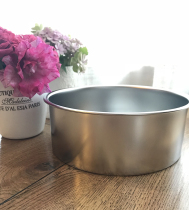 Spot Japan EBM stainless steel solid bottom 678 15 15 18 21cm sponge cake round mold coated paper