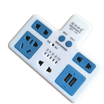 Charger timing socket lightning protection timing converter plug with USB port intelligent reservation automatic power off