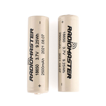 RadioMaster 18650 Two Battery Lithium 3 7v 2500mah Large Capacity Tx16s Remote Control Battery
