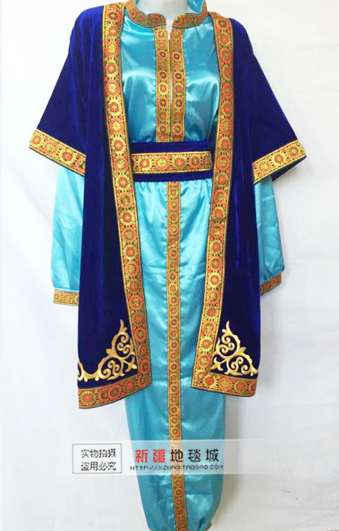 Tân Cương nam mặc Tân Cương Trang phục dân tộc Trang phục khiêu vũ quốc gia Trang phục Uygur Quần áo kiểu đồ bộ đẹp
