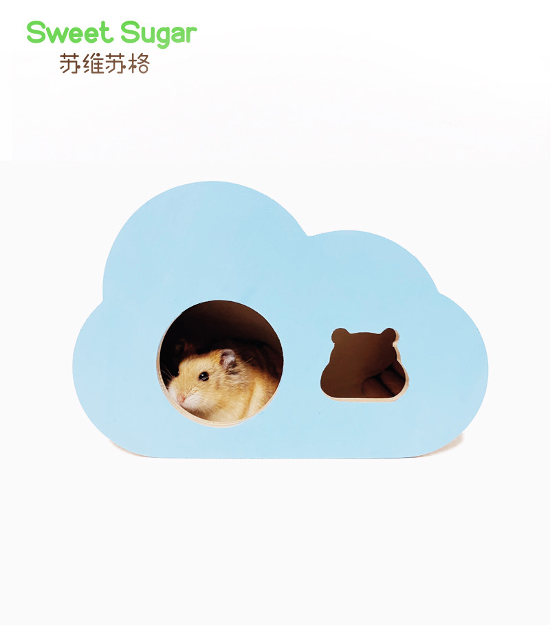 Suvisug Sweetsugar Yunduo hamster dodge from Juris bear building wooden house toy supplies