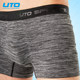 2 ຊອງ UTO ກິລາຊຸດຊັ້ນໃນແຫ້ງໄວຂອງຜູ້ຊາຍແລ່ນອອກກໍາລັງກາຍ boxer briefs ສູງ elastic tight ສັ້ນແມ່ຍິງ