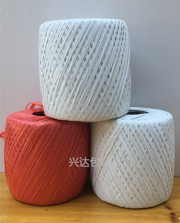 Strapping rope plastic rope slapped bag with rope tying rope tear with PE end belt 