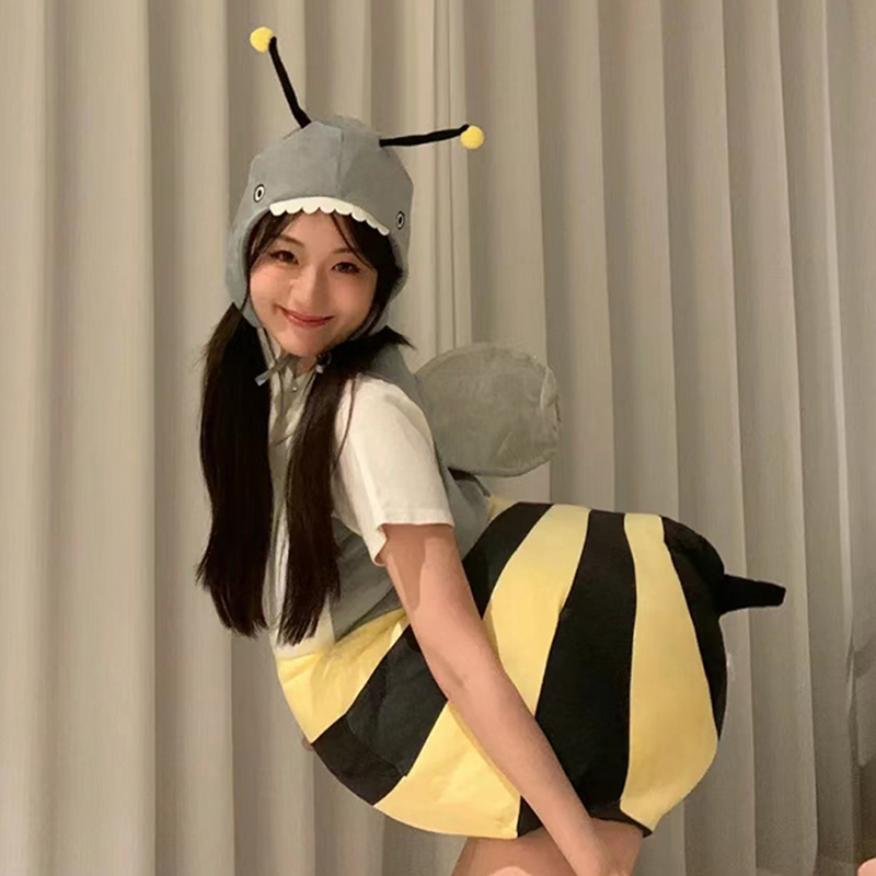 Halloween Cosplay Costume Adult Clothing Women's Outfit Little Bee Costume Funny Style Doll Costume Doll Set