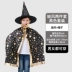 Halloween trẻ em trang phục bé gái áo choàng bé trai áo choàng phù thủy quần áo mẫu giáo khu vực biểu diễn chất liệu đạo cụ 