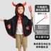 thoi trang haloween Halloween trẻ em trang phục cosplay nam và nữ sừng quỷ khăn choàng áo choàng ma cà rồng áo choàng hiệu suất tranh halloween Trang phục haloween