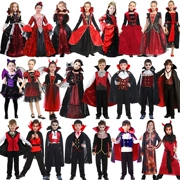 Halloween trẻ em trang phục ma cà rồng trang phục trang phục cosplay hóa trang bé trai và bé gái phù thủy phù hợp với