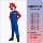 Trang phục Halloween cho người lớn và trẻ em, quần áo Mario, cosplay, biểu diễn Super Mario, trang phục cha mẹ và con cái