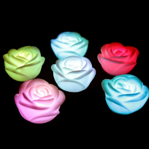 Разноцветный фонарь на день Святого Валентина, лампа в форме сердца, ночник, подарок на день рождения, розы