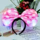 Halloween đạo cụ trẻ em ăn mặc bên tiệc satin vải Mickey nam và nữ ánh sáng vương miện headband nơ - Sản phẩm Đảng / Magic / Hiệu suất