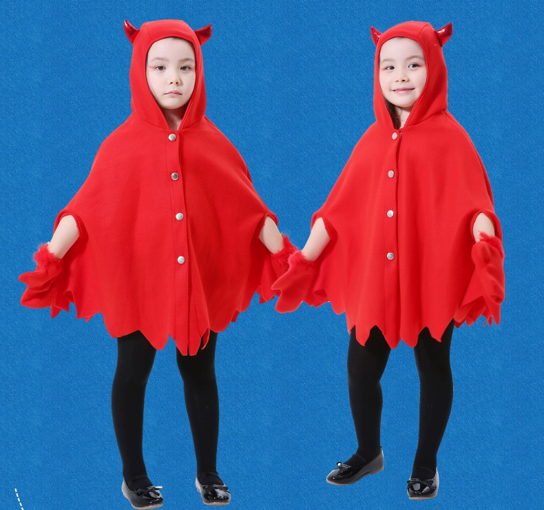 Halloween trẻ em trang phục ma cà rồng trang phục trang phục cosplay hóa trang bé trai và bé gái phù thủy phù hợp với