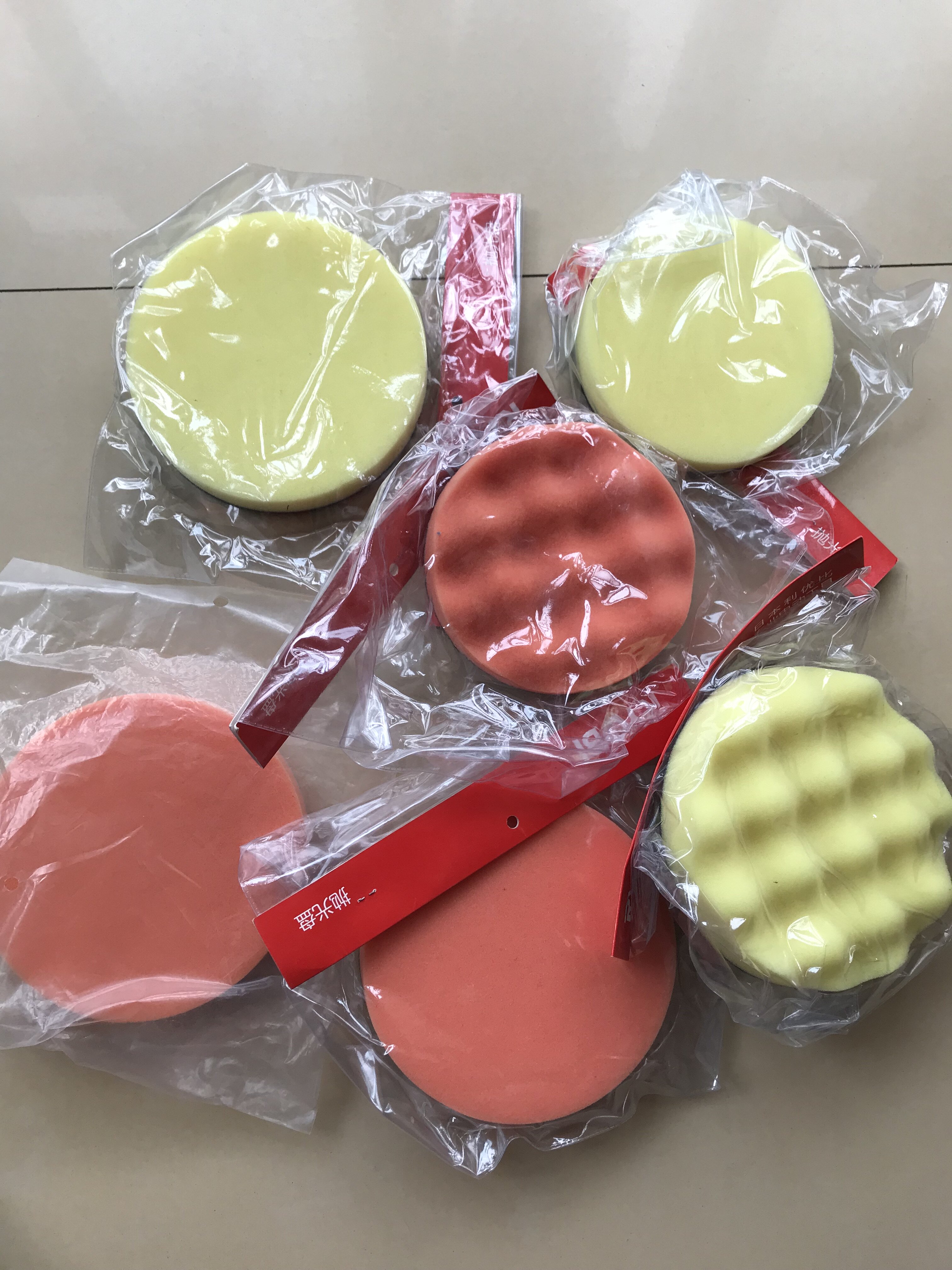 RYOBI Li 5 inch 6 inch Polished Disk Sponge Disk Rough Duty Reduction Mirror Polishing Disk