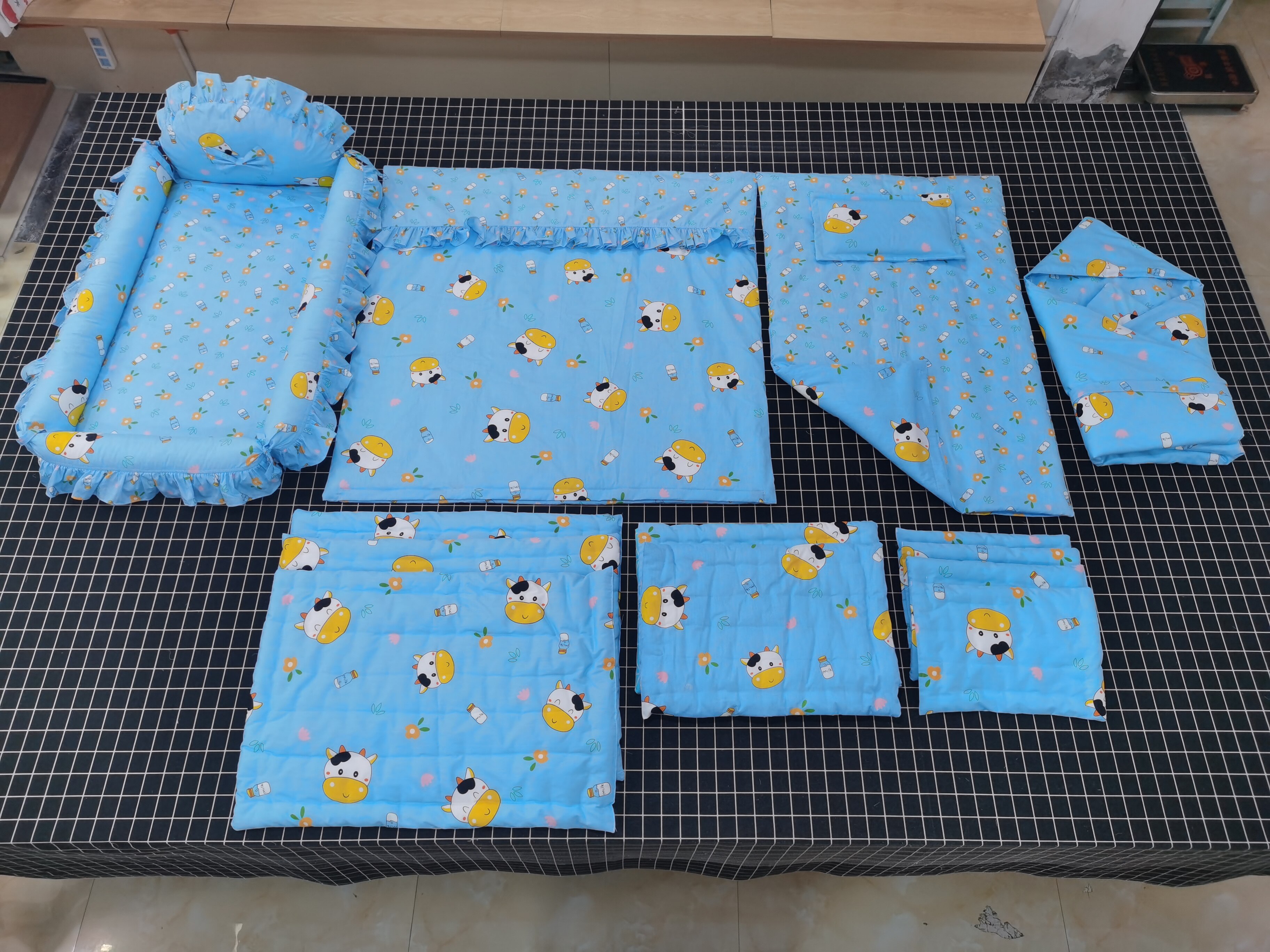 Newborn bags just yet cotton quilts cotton pads are baby anti-pressure bed dolls medium bed baby urine pads 16-piece set