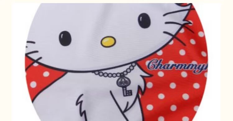Giải phóng mặt bằng đặc biệt cung cấp cho trẻ em đồ bơi trẻ em mùa hè áo tắm một mảnh ở trẻ em hoạt hình mô hình chấm đỏ bikini cồ tròn hở lưng